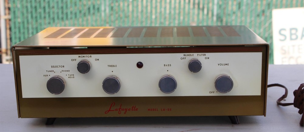 VINTAGE LAFAYETTE LA-55 STEREO SYSTEM AMP