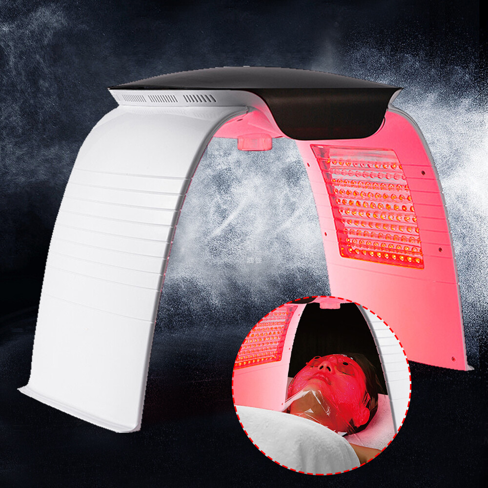 110V 7-Color LED Facial Photon Light Therapy Lamp Professional PDT Skin Beauty