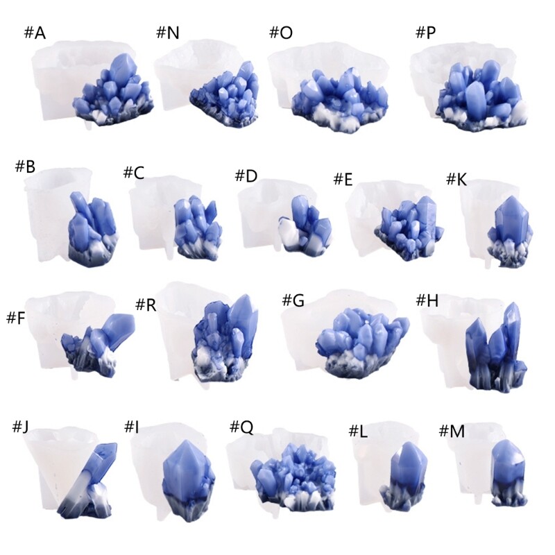 Epoxy Resin Molds for Mountain Rockery DIY Desk Decor Casting Silicone Mould