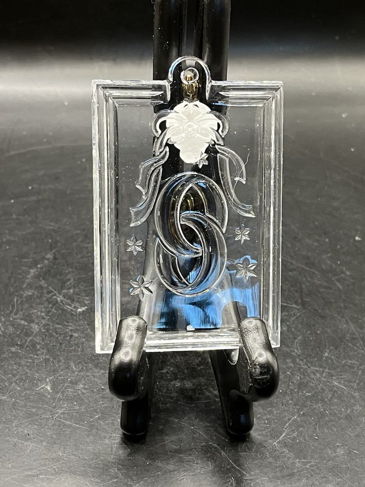 Waterford Crystal Interlocking Wedding Rings Commitment Ornament