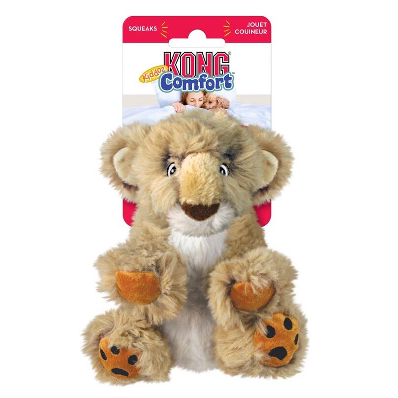 New With Tag - Kong Comfort Kiddos Lion Plush Dog Toy  (Extra Small)