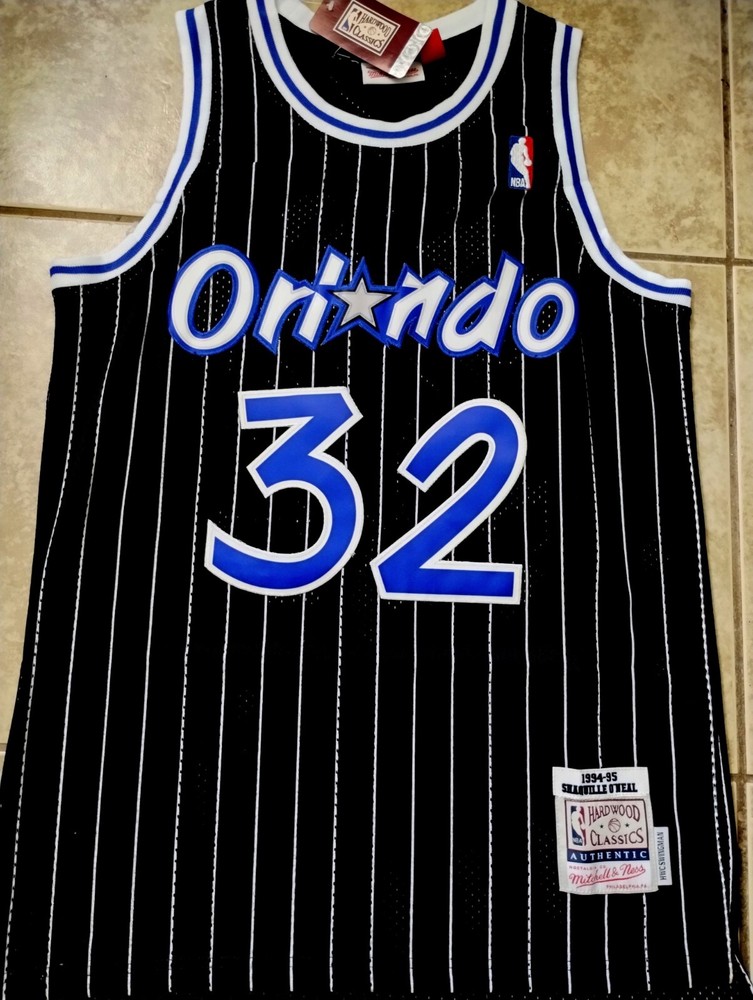 Orlando Magic Jersey Shaquille O’Neal #32 Black Stitched Jersey US Seller