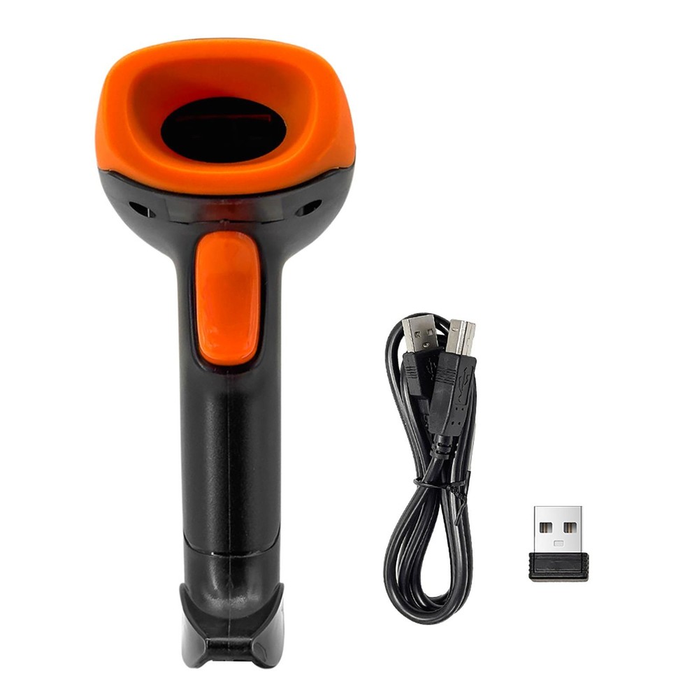 Wireless 1D 2D QR Barcode Scanner with Continuous Scanning for Windows