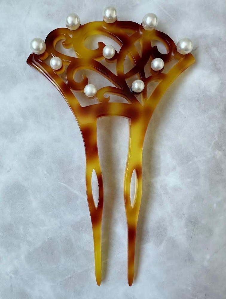 Kanzashi Bachi Wedding Hairpin 8cm/13cm New Traditional Japanese Accessory