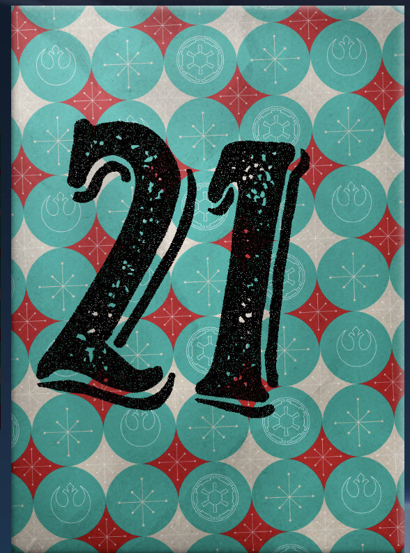 Topps Star Wars Holiday Countdown Calendar Digital Card 21