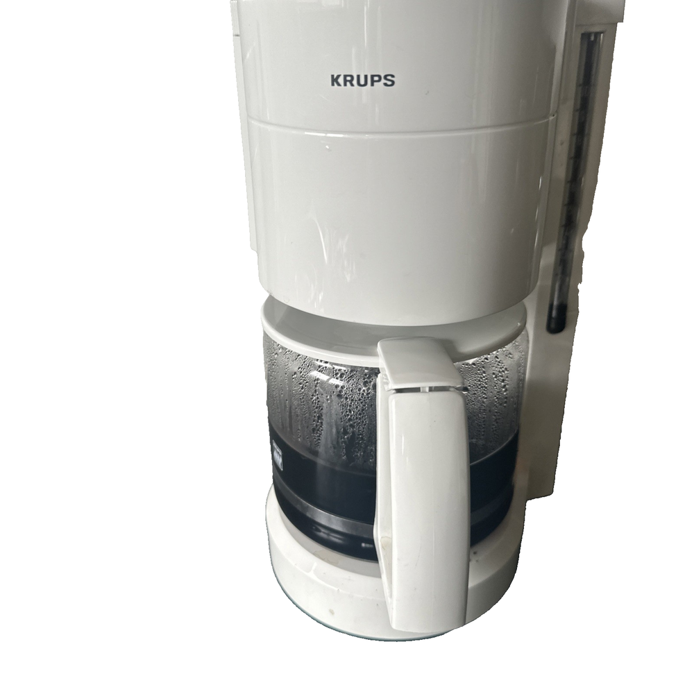 KRUPS Type 321 Pro Cafe Plus 10-Cup Coffee Maker in White – Tested & Fully Functional