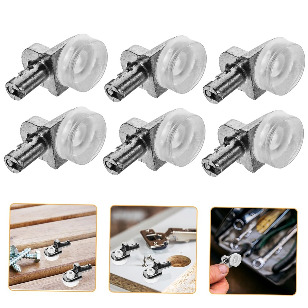 40-Piece Adjustable Glass Shelf Support Clips for Cabinets & Mounting