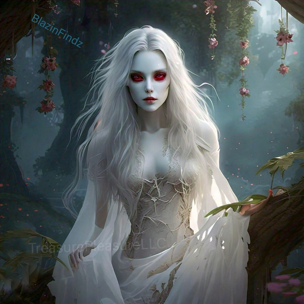 Ghostly Women Digital Art Wallpaper Background for Desktop