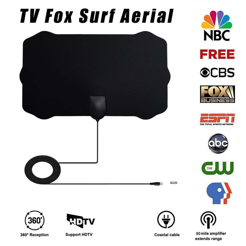 Mini HD Digital TV Antenna DVB-T2 Terrestrial for HDTV Cross-Border Signals-image