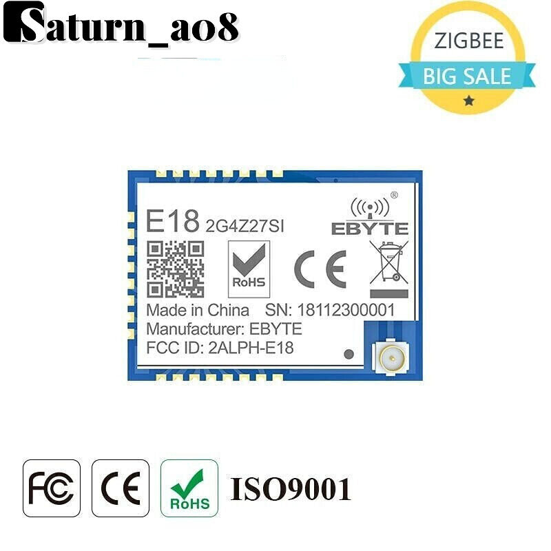 Zigbee CC2530 PA 27dBm 2.4GHz 500mW IoT Wireless Transmitter Module Smart Home-image