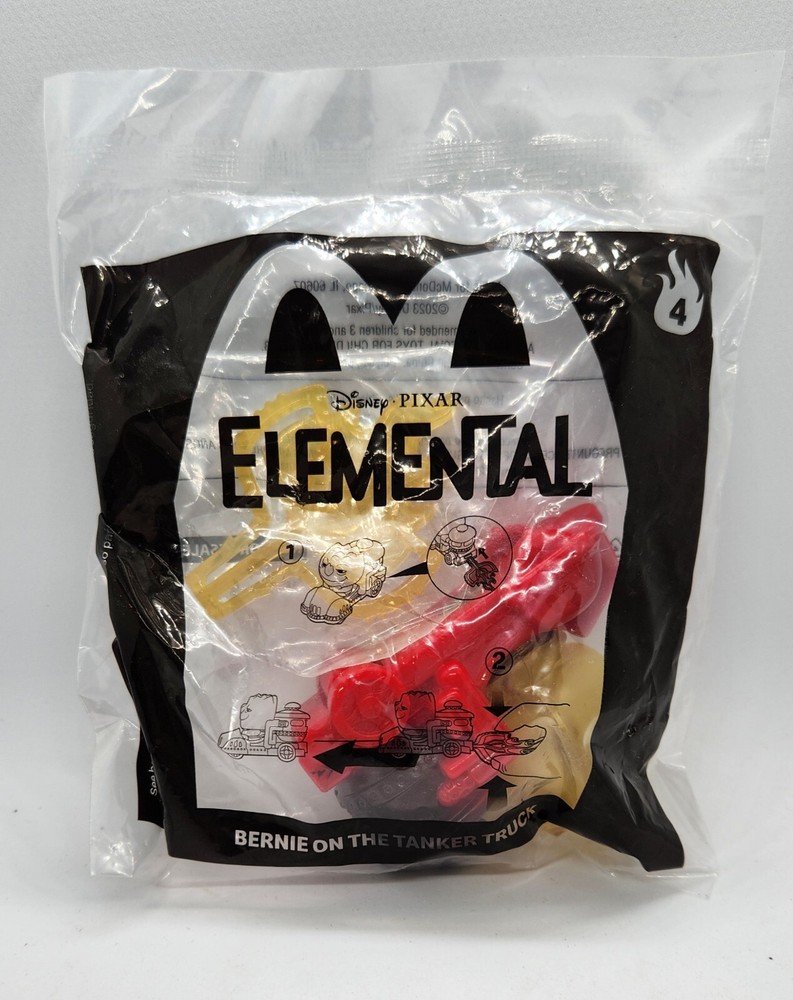 Disney Pixar Elemental Movie McDonald's Happy Meal Toy #4 New In Packaging