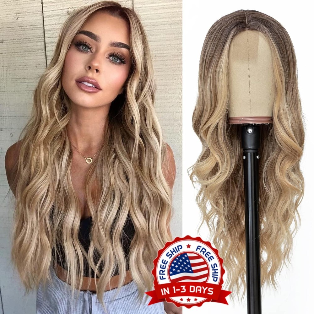 Pelucas Largas Y Rectas Para Mujeres Pelucas De Cabello Natural Pelucas Rubio