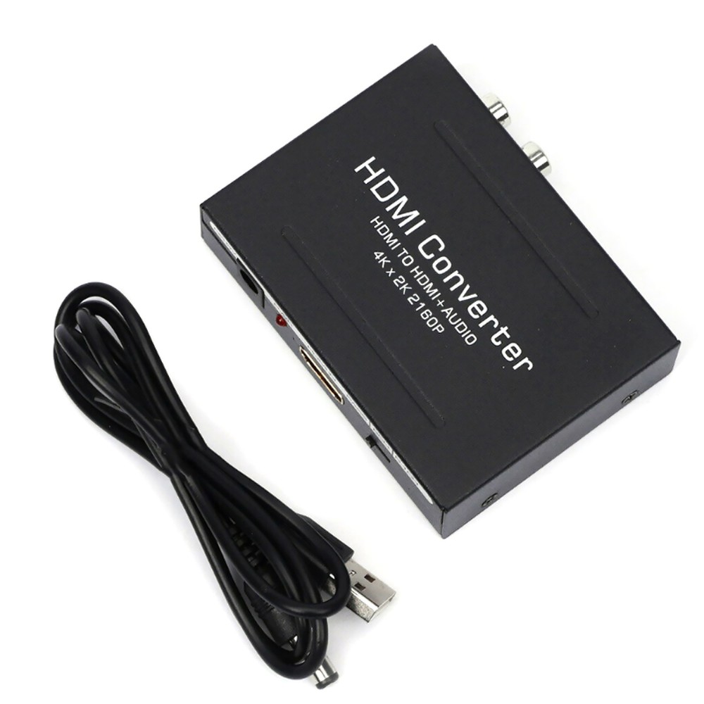 HDMI to Optical SPDIF RCA Audio Extractor 4K 1080P Converter