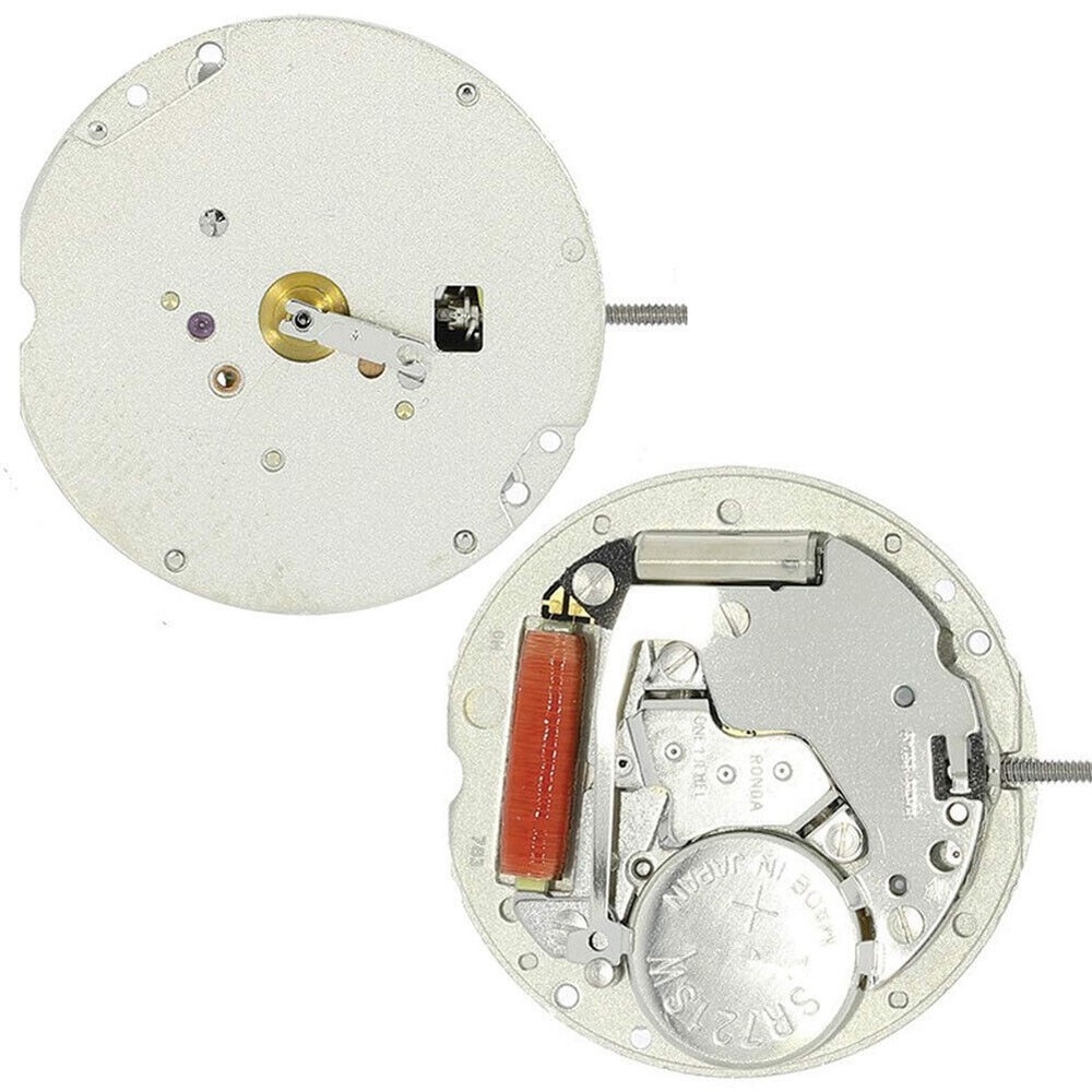2.5mm Thick 19.4mm Diameter 3-Hand Quartz Movement for Ronda 783 Watch