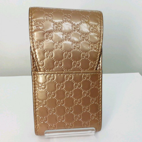 GUCCI GG Micro Patent Leather Cigarette Case