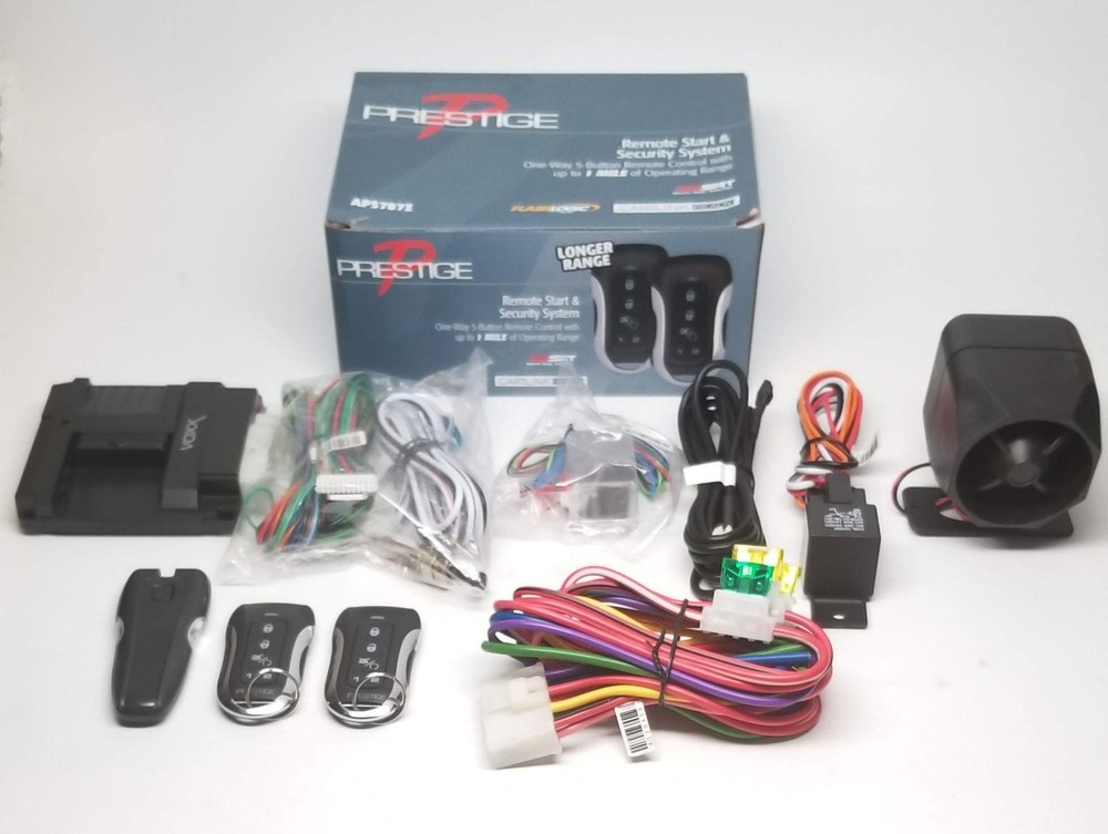 Prestige APS787Z One-Way Remote Start with Keyless Entry and Security System...