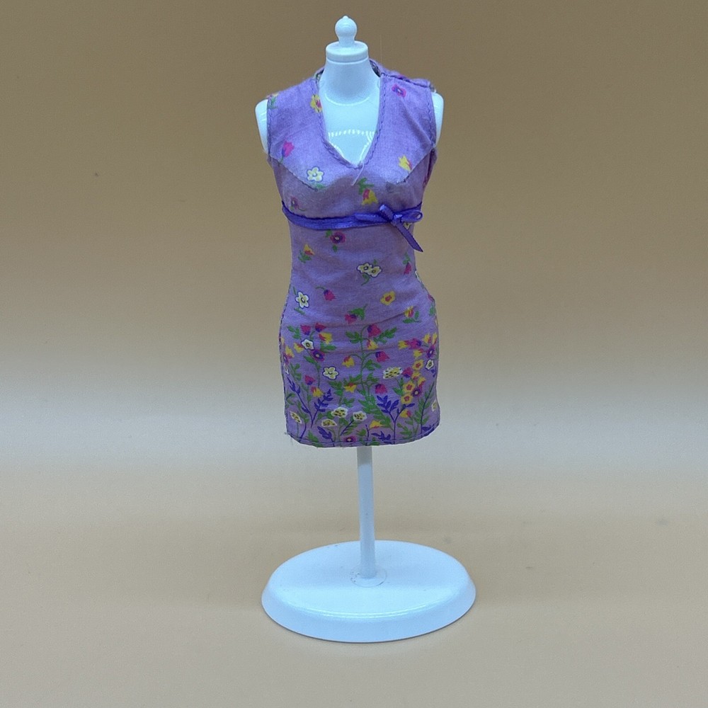 Barbie Pretty Flowers Doll Dress Replacement Purple Doll Outfit #24654 Vintage