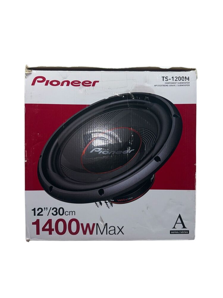 Pioneer Subwoofer 1400w Max Power 12