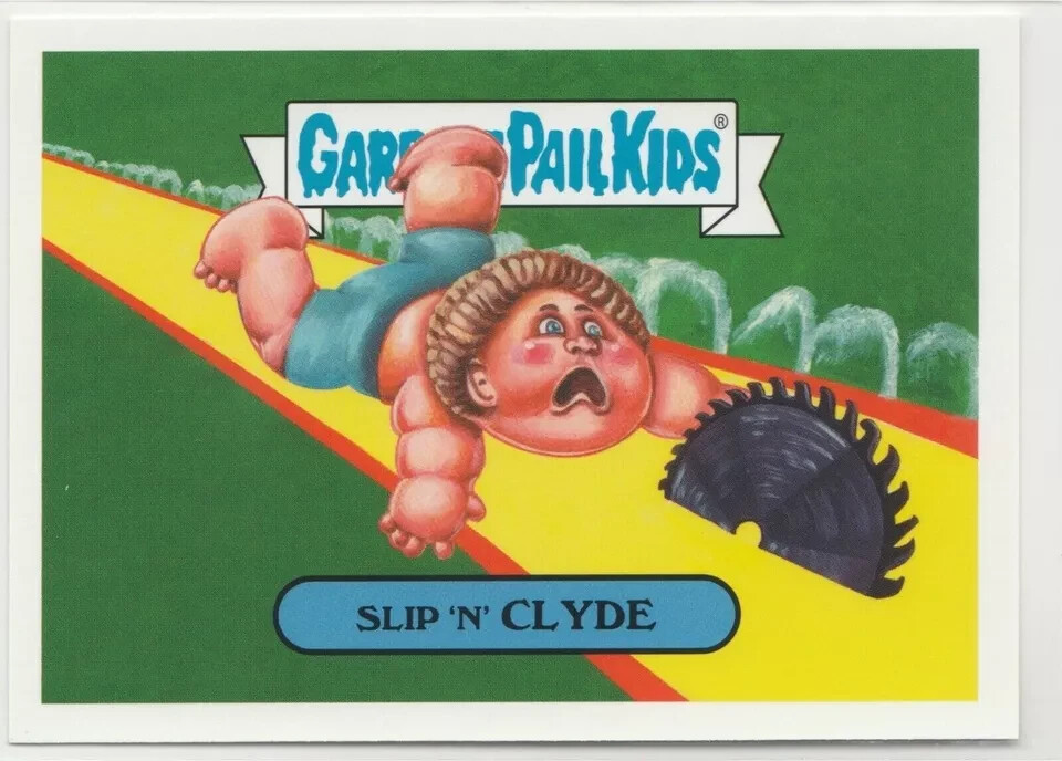 Garbage Pail Kids GPK Slip N Clyde #8a We Hate the 90s 2019