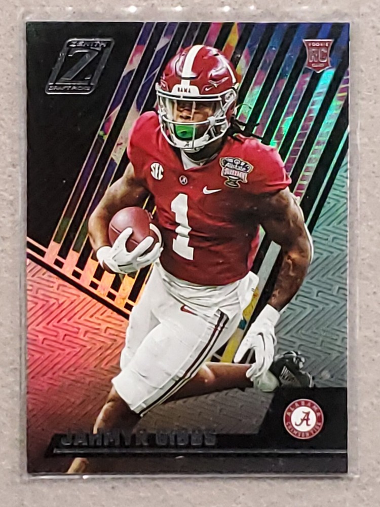 2023 Panini Chronicles Zenith Draft Picks Jahmyr Gibbs #13 Rookie RC