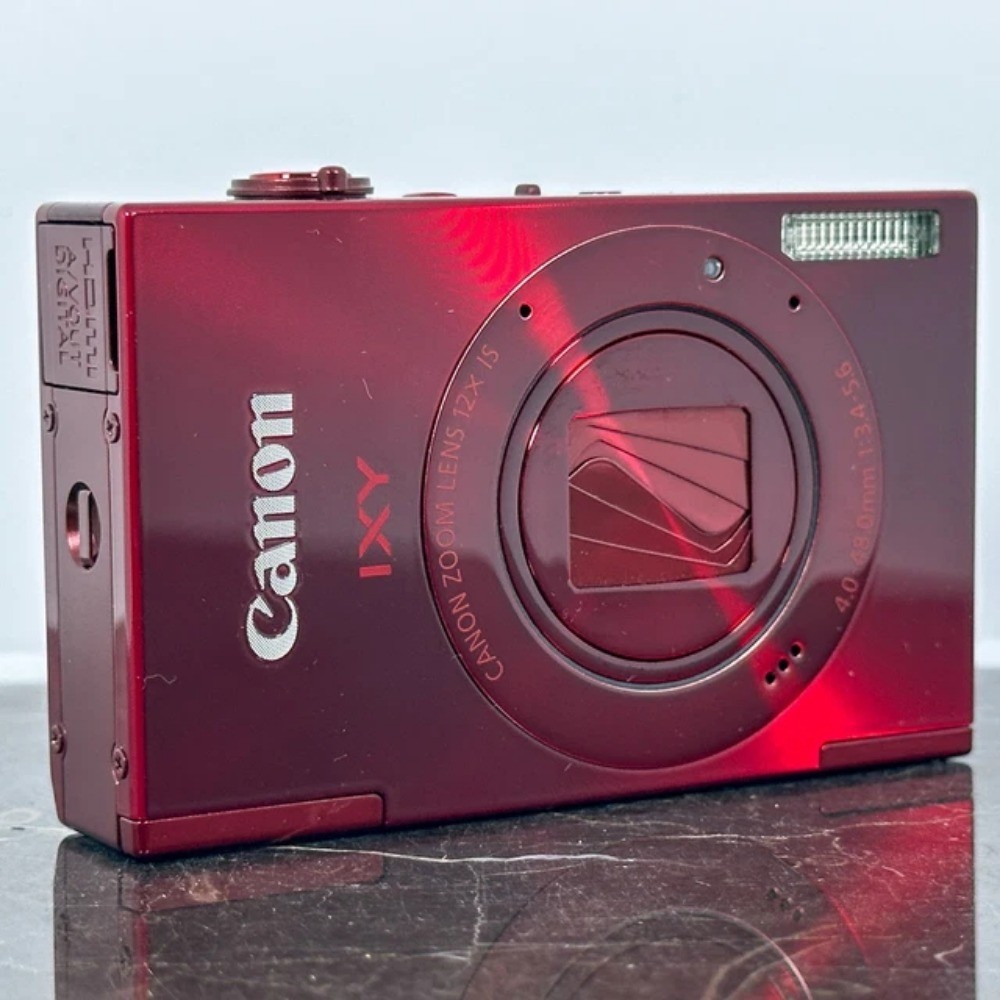 Canon PowerShot ELPH 520 HS/ IXUS 500 HS/ IXY 3 Digital Camera Red 10.1MP 12x