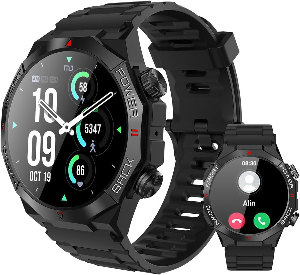 2025 Smart Watch For Men/Women, Waterproof Smartwatch Bluetooth iPhone Samsung