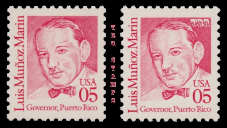 Luis Munoz Marin 2173 2173a Great Americans 5c Tag Variety Set of 2 MNH -Buy Now-image