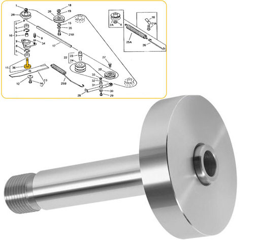 for John-Deere AM39916 Deck Spindle Shaft F510 F525 SRX75 SRX95 STX30 STX38