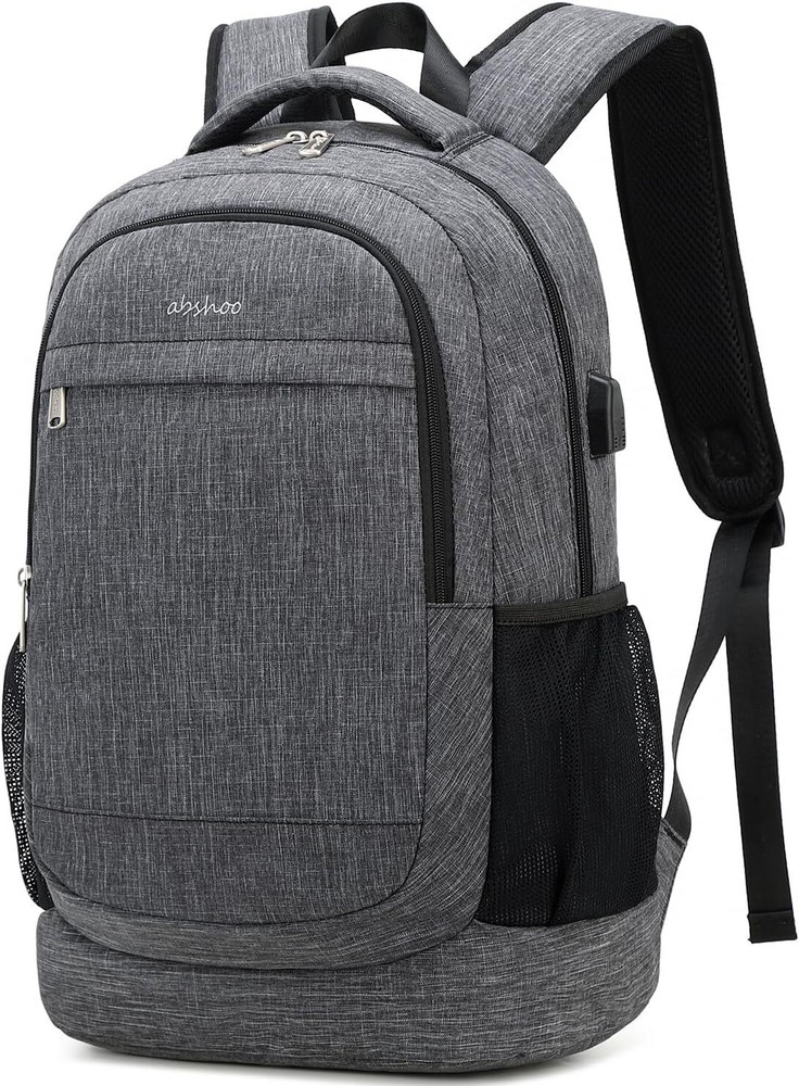 Lightweight Dark Grey Backpack for Boys and Men Ideal for School or College