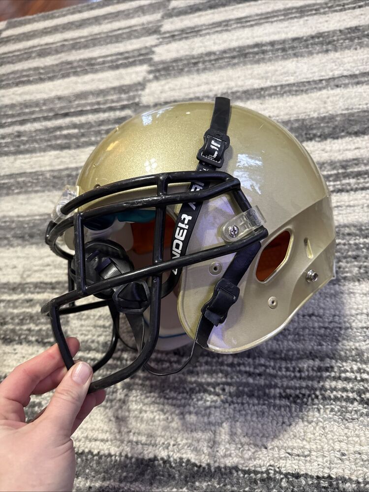 Schutt Football Helmet Recruit Hybrid w/DNA Tan Youth Large Free Shipping