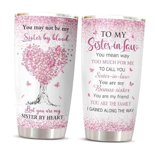 Sister in Law Gifts Tumbler 1PC, Gifts for Sister in Law, 20oz Sister-in-law