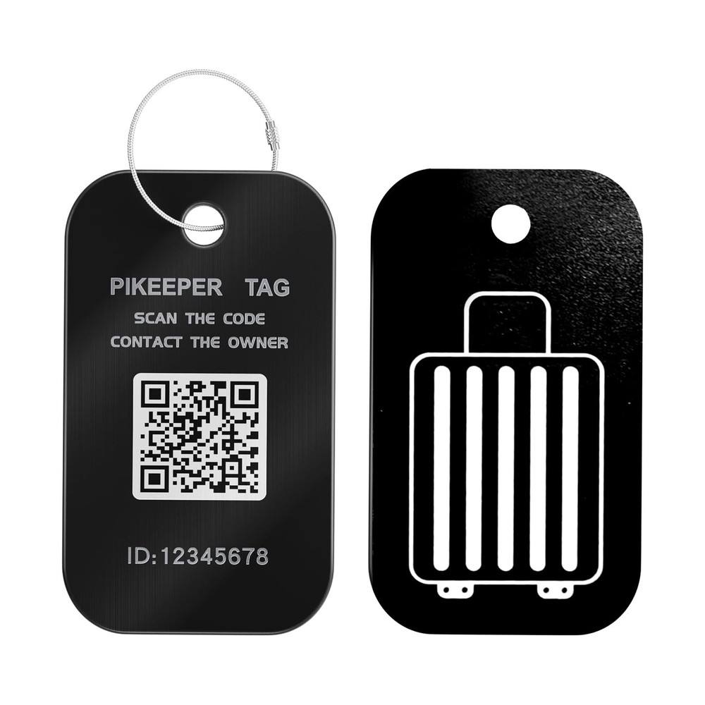 Smart Luggage Tags for Suitcases, QR Code Retrieve Suitcase Tag Information S...