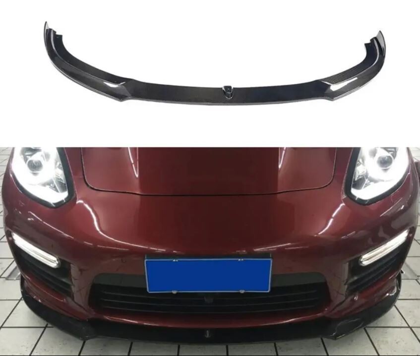 Porsche Panamera 970 Turbo S GTS Black Carbon Fiber Spoiler Lip