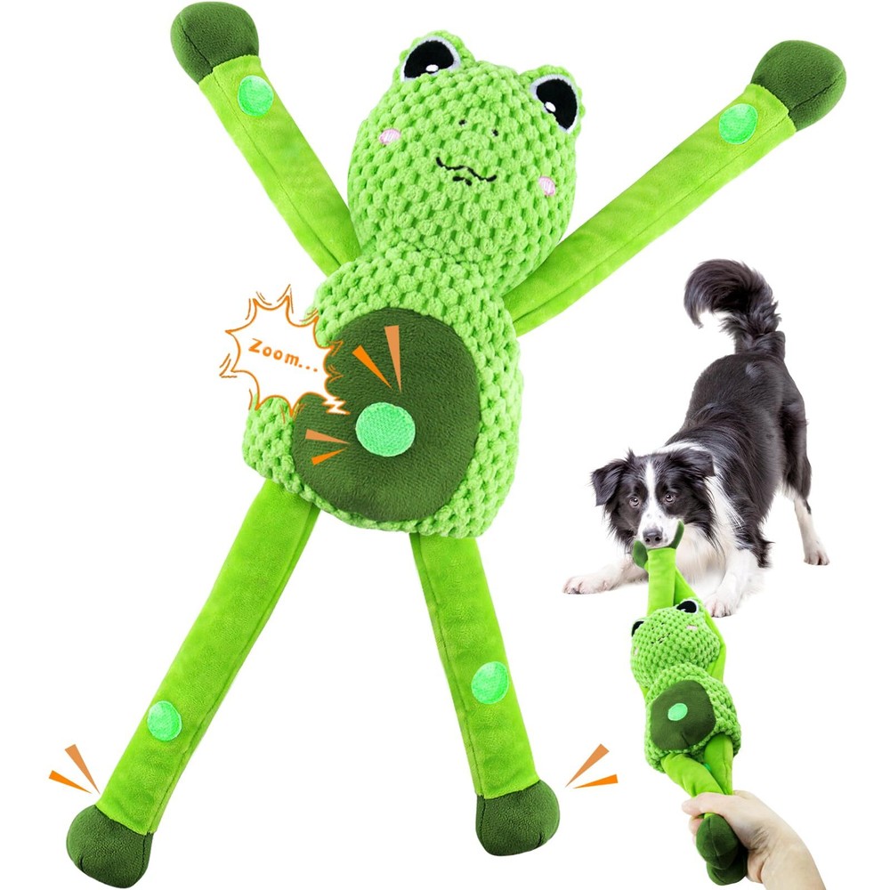 Large Squeaky Dog Toys  Plush Dog Toys- Stuffed Dog Chew Toy for Large Medium...