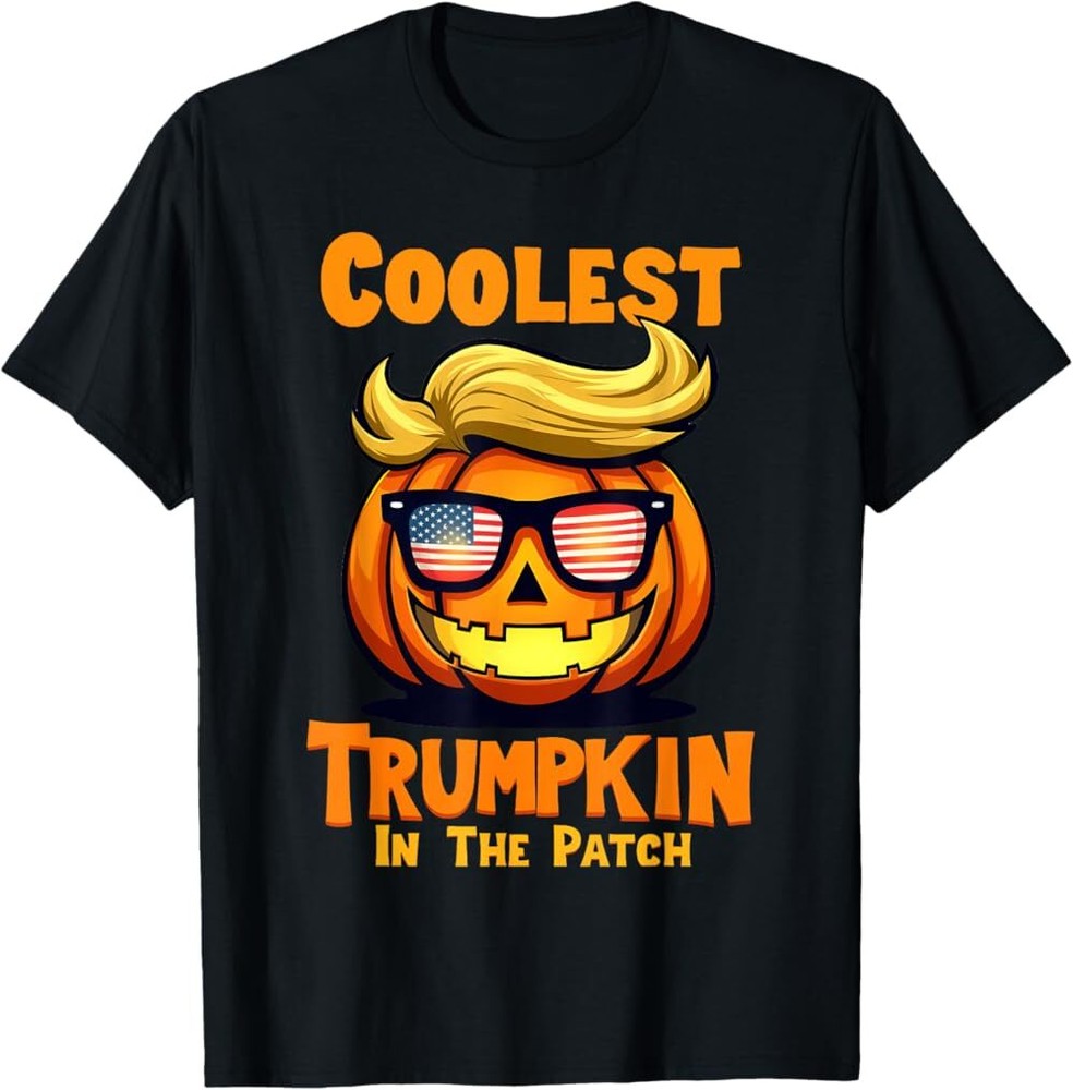 Funny Coolest Trumpkin In The Patch Meme Trumpkin Costume T-Shirt ,Unisex Tee