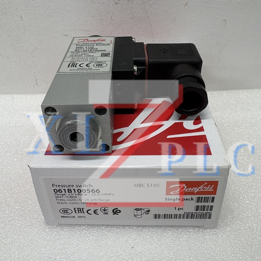 New Danfoss MBC5100 3641-1DB04 Pressure Switch 061B100566 In Box 1PC
