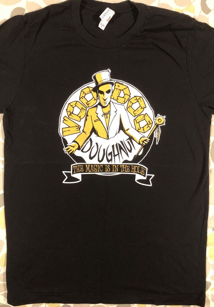 Voodoo Donut - ‘The Magic Is In The Hole’ Medium T-Shirt (Pre Worn)
