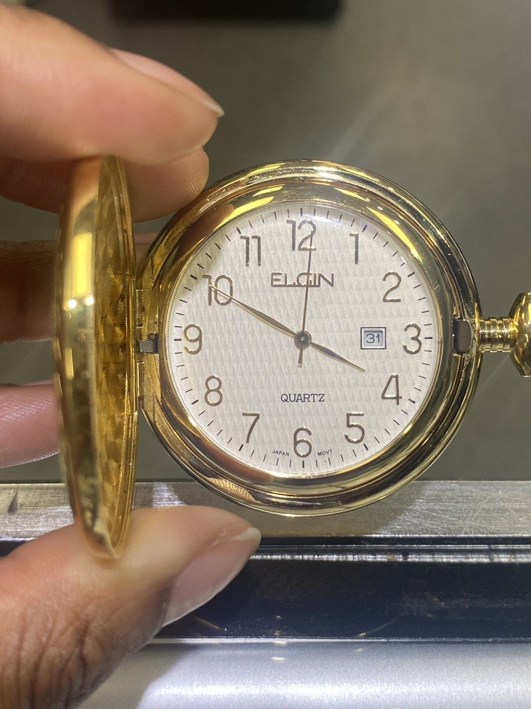 Vintage Elgin Quartz Pocket Watch