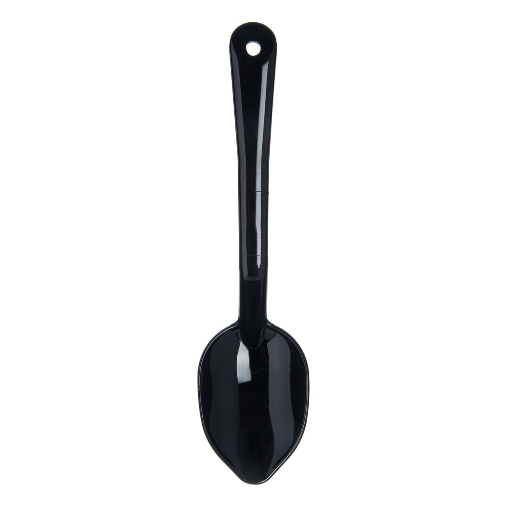 Carlisle 441003 1.5 Oz. Black Solid Serving Spoon