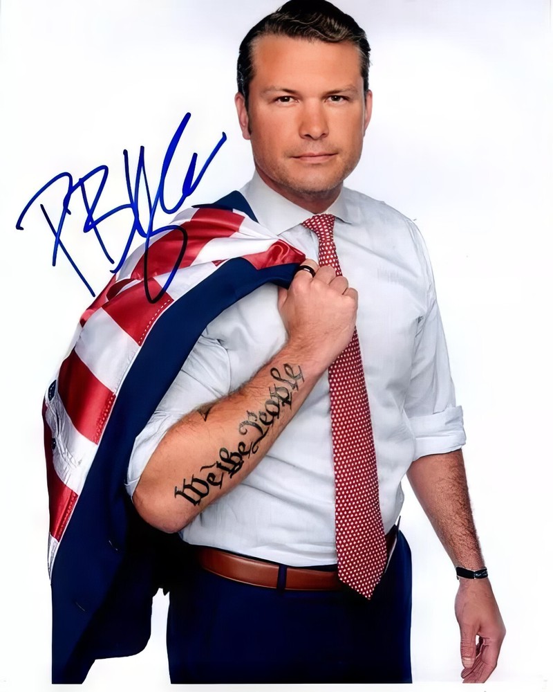 Pete Hegseth Signed Autographed 8x10 Photo Fox News Secretary of Defense reprint