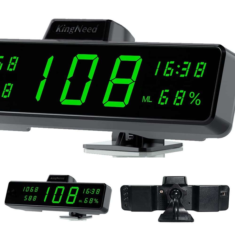 Universal HUD Head-Up Display GPS Speedometer with Humidity Detection