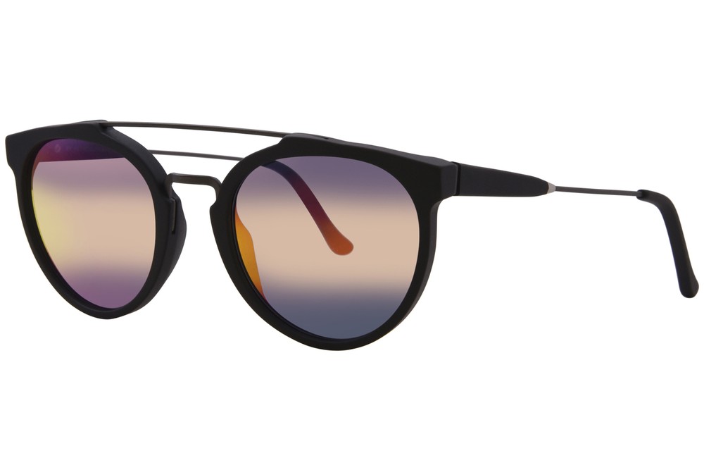 RetroSuperFuture Giaguaro-M3 WXR/R SP16 Black Orange Blue Mirror 51mm Sunglasses