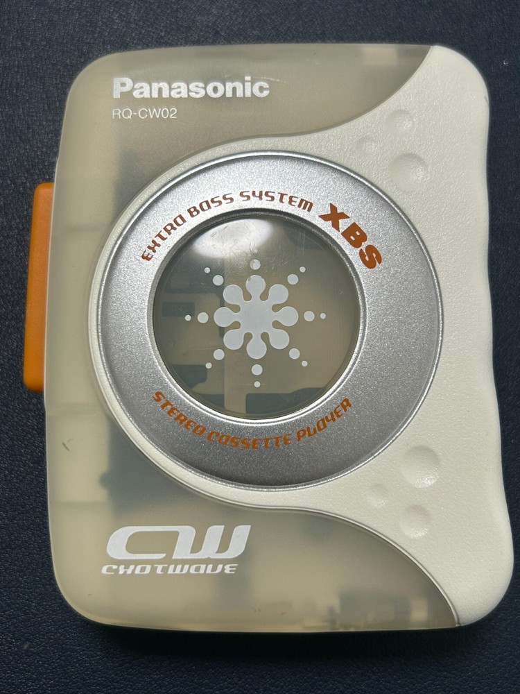 Panasonic RQ-CW02 Stereo Cassette Player XBS White Tested #037