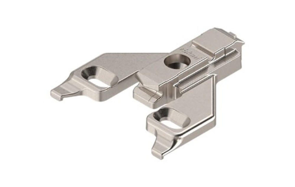 Blum 175L6600.22 CLIP Top Face Framepter Plate With Off-Center - Nickel