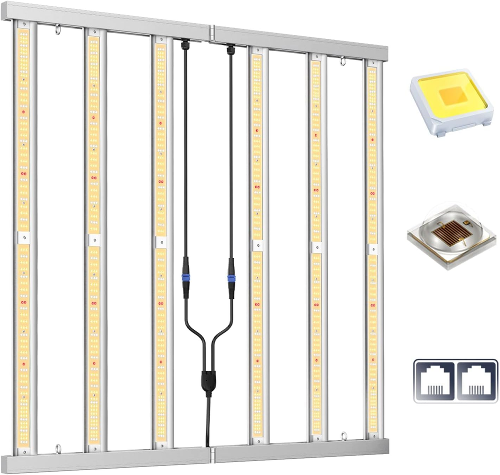 VIPARSPECTRA KS5000 LED Grow Light 500W with Samsung LM301H Diodes, Uniform PPFD