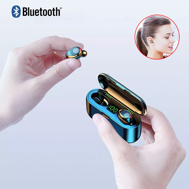 TWS Bluetooth headphone Wireless Earbuds Sporting Headset Premium Sound W/ Mic