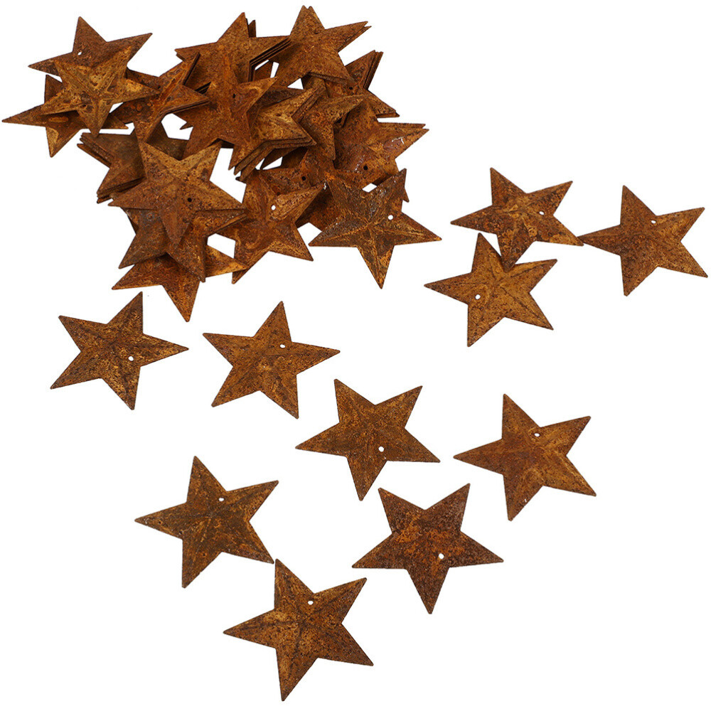30 Pcs Rusty Pentagram Woodland Baby Shower Decorations Vintage Ornaments