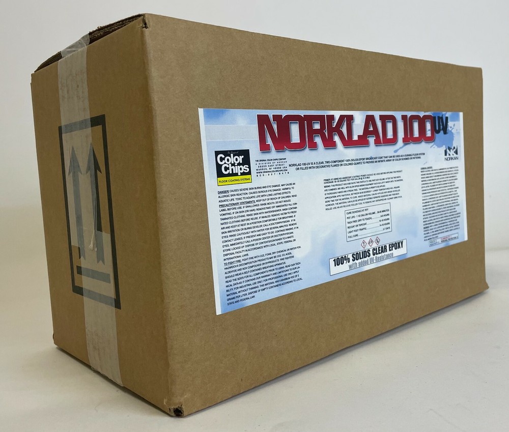 Norklad 100 UV - 100% Solids Epoxy, UV Resistant, Clear, 1.5 gal Kit