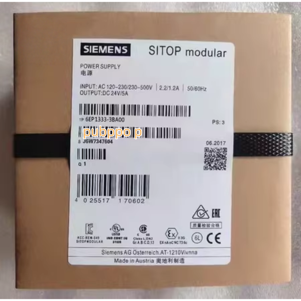 Siemens 6EP1333-3BA00 Industrial Power Supply Module
