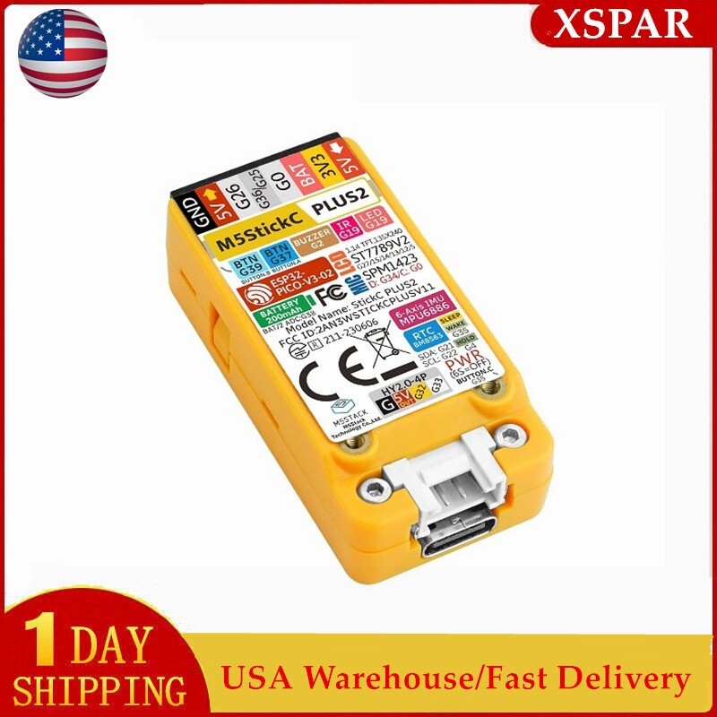 M5Stack StickC Plus2 ESP32 Mini IoT Board WiFi ESP32-PICO-V3-02 Programmable Kit-image